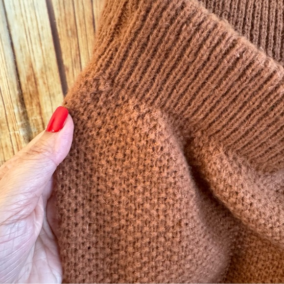 Shein Women’s Relaxed Fit Pull On Cozy Knit Cropped Joggers Copper Size Large - Picture 11 of 11